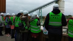 Во время экскурсии в компании «Pfeifer und Langen»