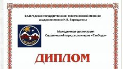 Диплом за III место в соревнованиях Веселые старты - 2015