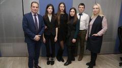 Победители III конкурса научных работ «Моя стратегия – мое будущее», проводимого Департаментом стратегического планирования Вологодской области, Воеводина А., Клюшин А., Заботкина А., Погодина Г., 27 декабря 2018 г.