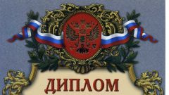 Диплом в номинации Лучший командир штаба ССО - 2016
