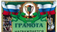 Грамота за III место в межрайонных соревнованиях по волейболу - 2013