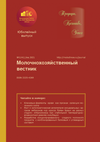 Молочнохозяйственный вестник №1 (41) , I кв. 2021